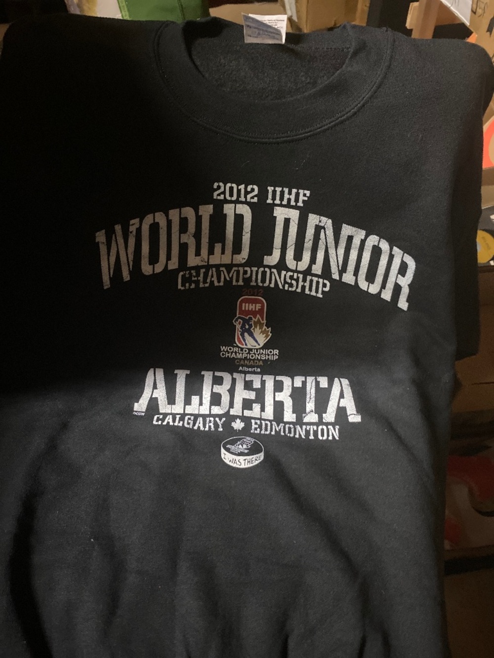 Men’s M 2012 world junior championship hoodie